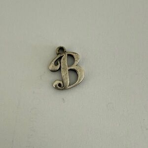 James Avery Silver Initial B Charm